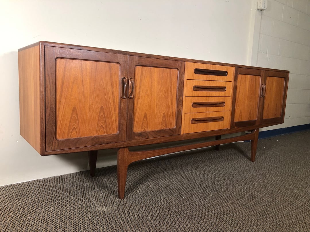 Midcentury Teak G Plan Credenza by Victor Bramwell Wilkins, Fresco
