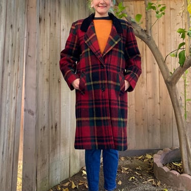 Vintage 1980’s Red Plaid Coay 