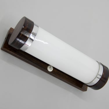 Art Deco / Functionalist Wall Light, 1930s, Restored 