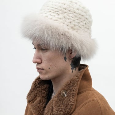 Tolmie Italy Real Fur Hat - Gray