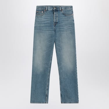 Gucci Light Blue Jeans In Faded Denim Women