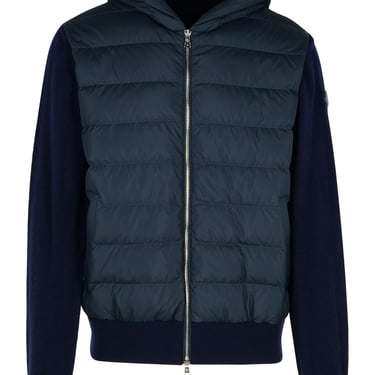 Moncler Blue Wool Blend Sweater Men