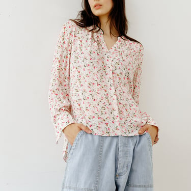 Zadig & Voltaire Pink Flowered Blouse