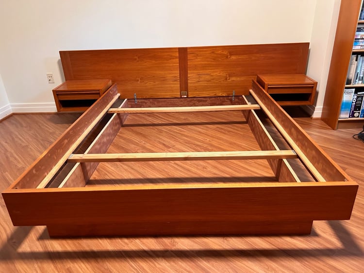 Jesper Danish Teak Queen Bed