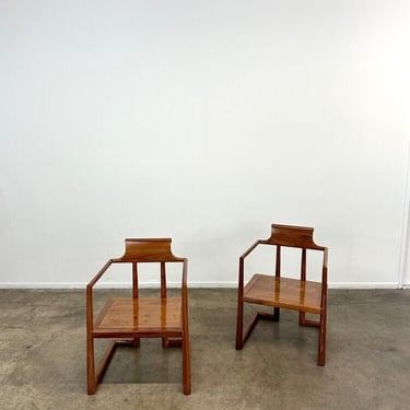 Sculptural studio chairs - pair 