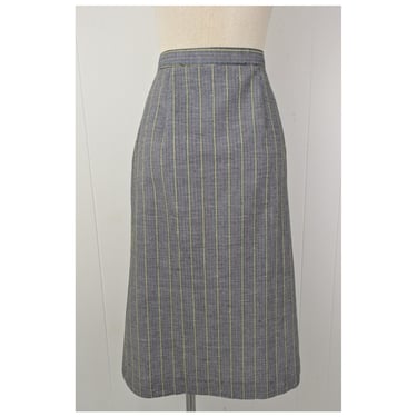 vintage 70's button front skirt (Size: S)