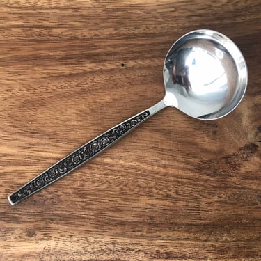 Vintage Granada Rose Stainless Japan Serving Ladle 