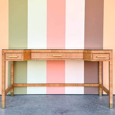 Modern Balboa Rattan Desk