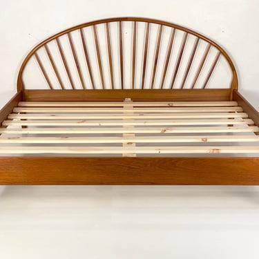 Teak King-Size Bedframe by Jespersen of Denmark, Circa 1960s - *Please ask for a shipping quote before you buy. 