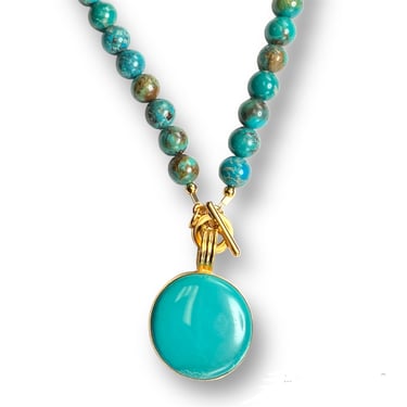 Turquoise Toggle Necklace