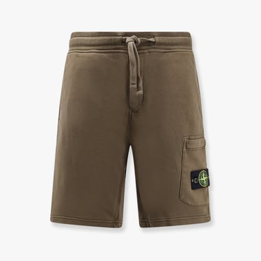 Stone Island Men Stone Island Green Bermuda Shorts