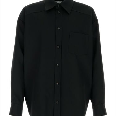 Bottega Veneta Men Overshirt Wool Blk