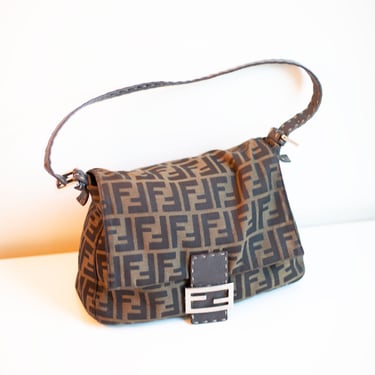 FENDI Zucca Baguette Tobacco 1299114