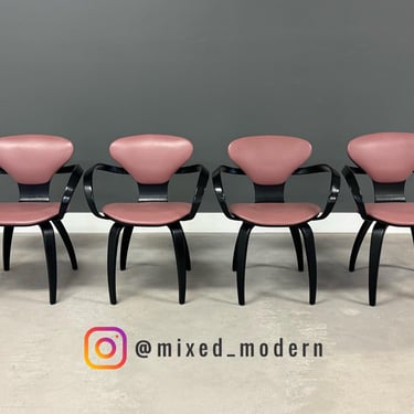 Norman Cherner Plycraft Dining Chairs - Set of 4 