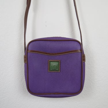 Vintage 1990s Esprit crossbody bag, purse, handbag, Esprit Sport Classic, vegan leather, NWT 