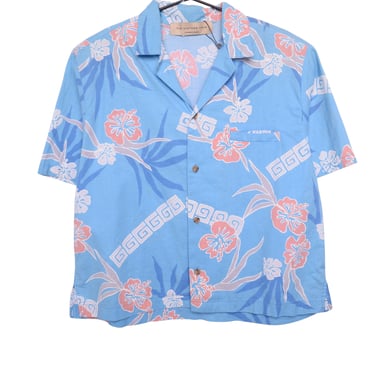 Hawaiian Button Top