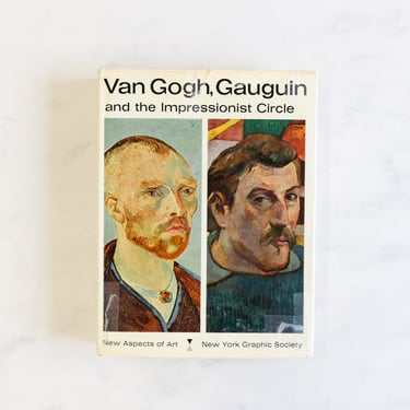 "van gogh, gaugin, and the inpressionist circle" vintage art book