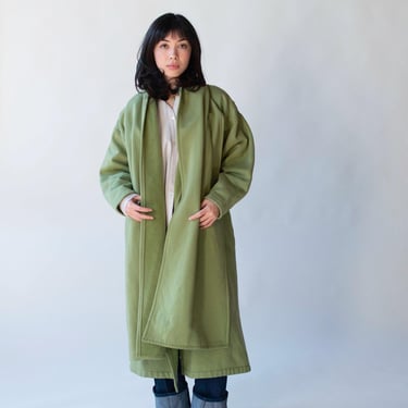 Green Scarf Coat | Norma Kamali 