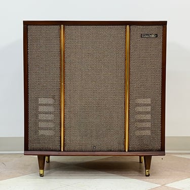 Columbia Mid-Century Modern Stereophonic Record Player / Radio  (SHIPPING NOT FREE) 