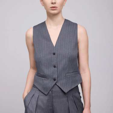 Phoebe Jon | Miranda Pinstripe Vest