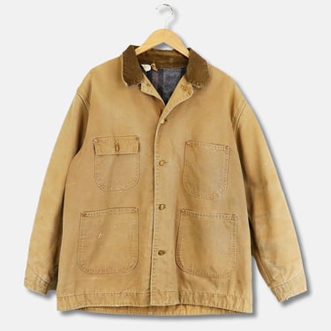 Vintage Blanket Lined Carhartt Button Up Work Jacket
