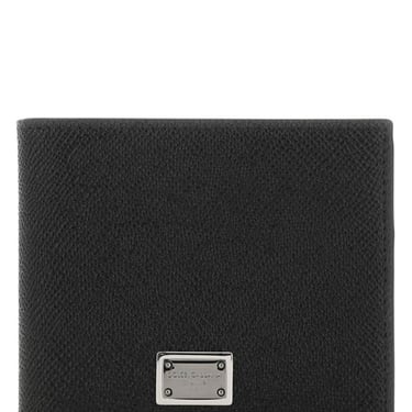 Dolce &amp; Gabbana Man Black Leather Wallet