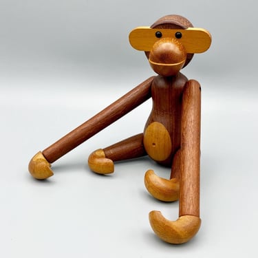 Vintage Kay Bojesen teak monkey 