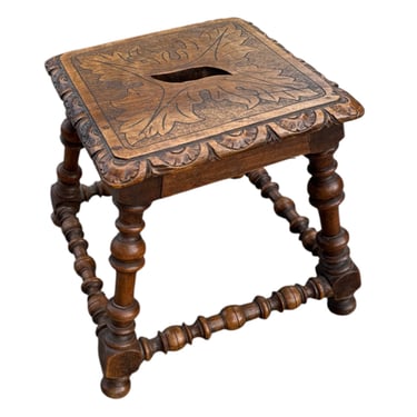 French Barley Twist Stool