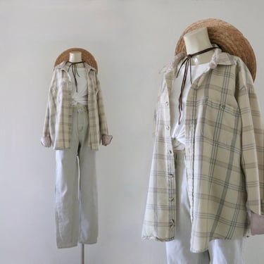 muted flannel shirt- jacket 