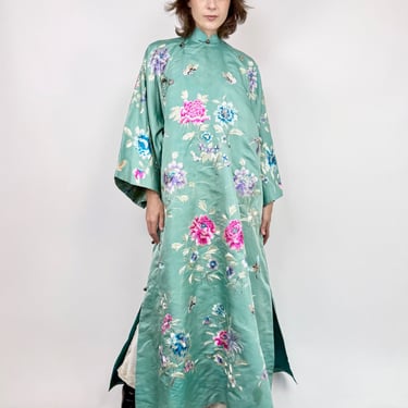 Divinity in Motion Embroidered Japanese Duster