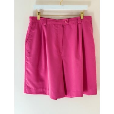 1980's Fuchsia Pink Shorts Super High Rise 