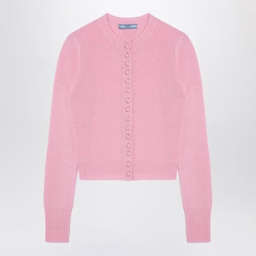 Prada Pink Cashmere Cardigan Women