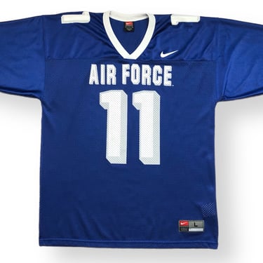 Vintage 90s Nike Team Air Force Academy Falcons #11 Home College Football Jersey Size Large/XL 