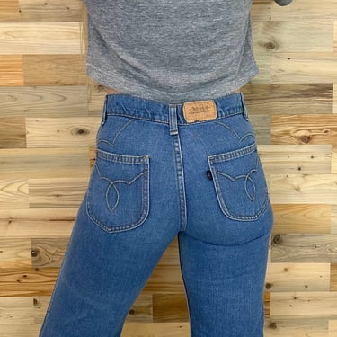 70's Levi's Bell Bottom Jeans / Size 24 25 