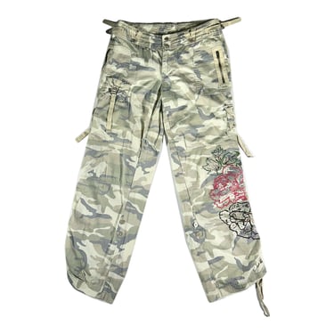 Vintage Camo Pants Y2K Cargos