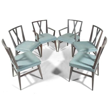 Tommi Parzinger Set of Six Dining Chairs by Charak Modern