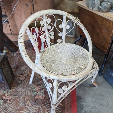 Vintage wicker chair