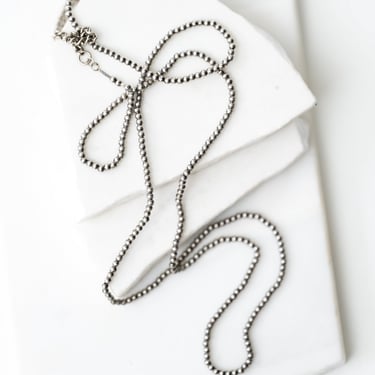 Sterling Silver Mixed Chains Necklace