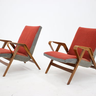 1960s Pair of Tatra Armchairs, Czechoslovakia / Vintage Chair / Mid-century 