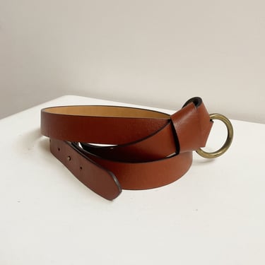 Cedar Leather Knotted Belt