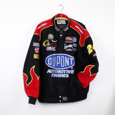 Vintage Jeff Gordon Nascar jacket, soft cotton, Black
