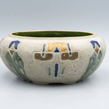 Roseville Mostique Bowl | Arts & Crafts Vintage Art Pottery 