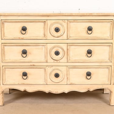 Baker Furniture French Regency Louis XVI Painted Dresser or Chest of Drawers