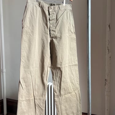 50’s vintage khaki army chinos 