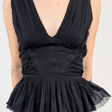 Jean Paul Gaultier As It Unfolds Mesh Top