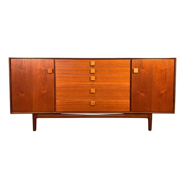 Vintage Danish Mid Century Modern Teak Compact Credenza by Kofod Larsen for G Plan 