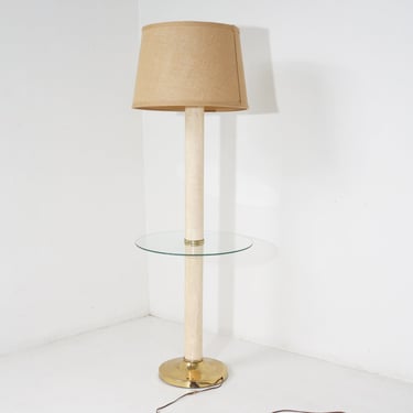 Travertine Table Lamp 