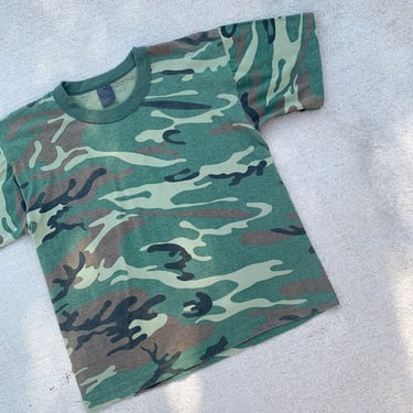 Vintage Camouflage Single Stitch T-shirt 