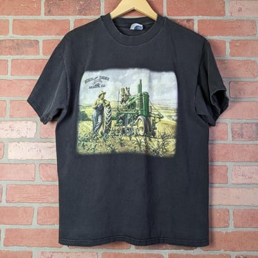 Vintage 90s Classic John Deere Tractor ORIGINAL Tractor Promo Tee - Large 