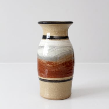 vintage studio pottery vase 